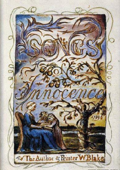 Blake, William Songs of Innocence Norge oil painting art